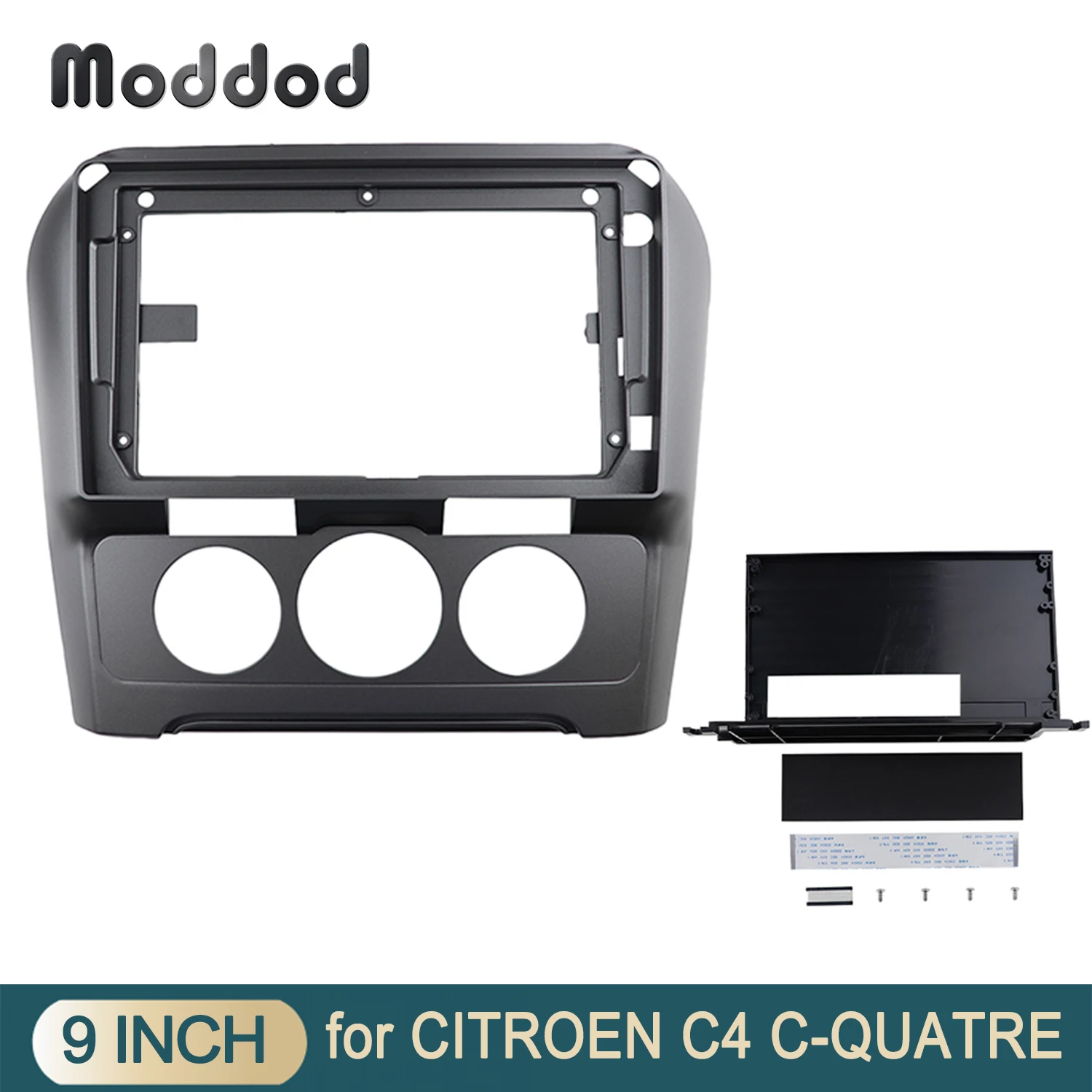 

Radio Fascia for CITROEN C4 C-QUATRE 2015-2018 Double Din Android Dash Kit GPS Navigation Frame Stereo Player Install Panel