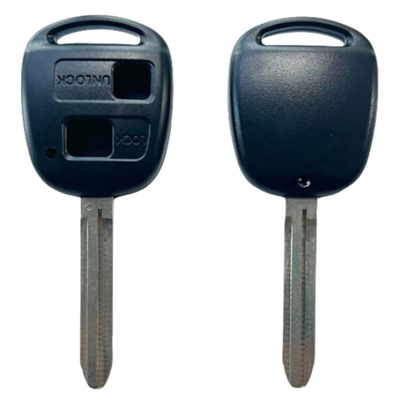 OEM 2Button Replacement Key Case Transponder Remote Key Shell For Toyota Camry Rav4 Corolla Prado Yaris Tarago