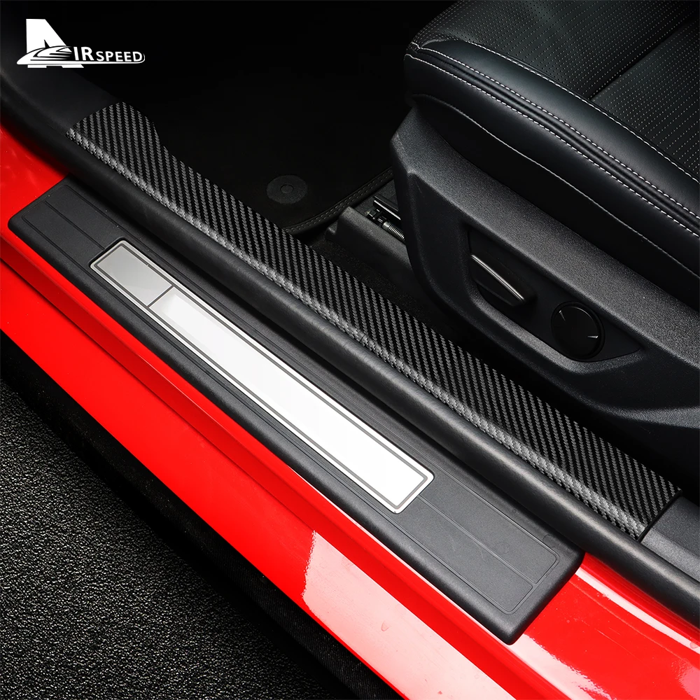 For Ford Mustang GT 2024 2025 Threshold Door Anti Scratch Tape Strip Anti-kick Protect Film Interior Sticker Accessories