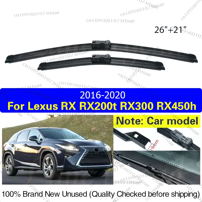 

For Lexus RX RX200t RX300 RX450h 2016 2017 2018 2019 2020 Car Wiper Blades Front Window Windshield Car Accessories 300 200t 450h