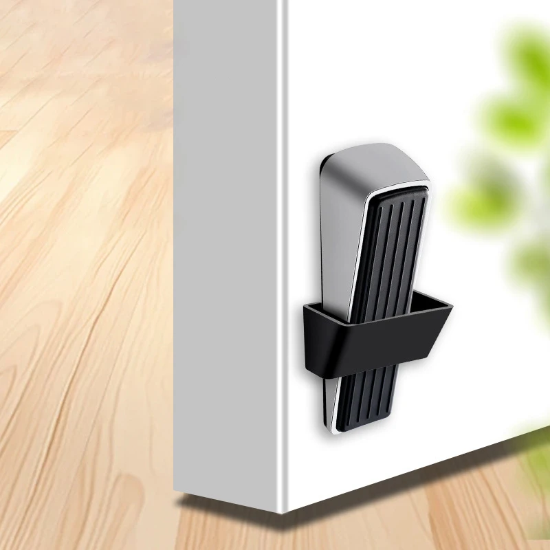 Nuevo Tope de puerta de alta resistencia, cuña ajustable con resorte para parte inferior de puerta, Tope de puerta antideslizante alto para Dodgers de oficina en casa