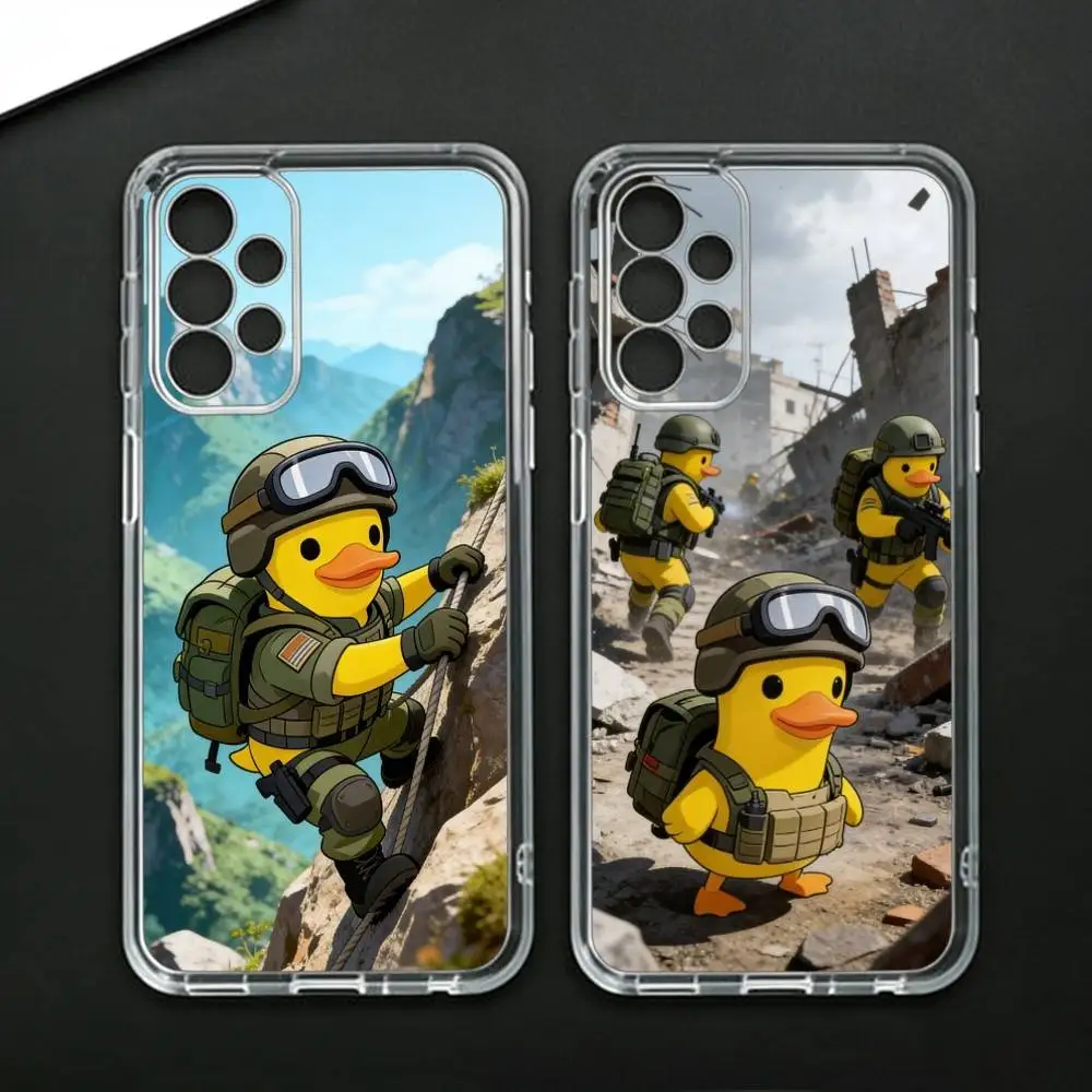 E-Escape From D-Duckov Cute  Phone Case For Samsung Galaxy A71,A70,A52,A51,A40,A30 Transparent Cover