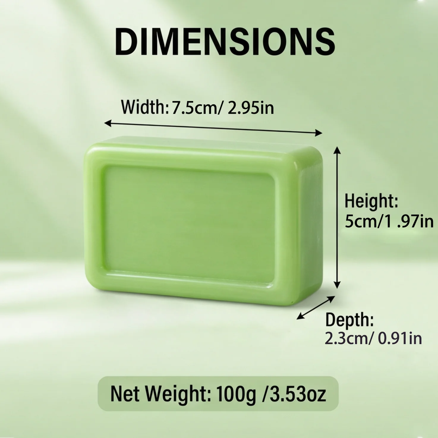 3/5Pc Tea Tree Essential Oil Handmade Soap Gentle Daily Cleansing Bar For Face Body HandSkin Care Soap For All Skin Types 100g view 3