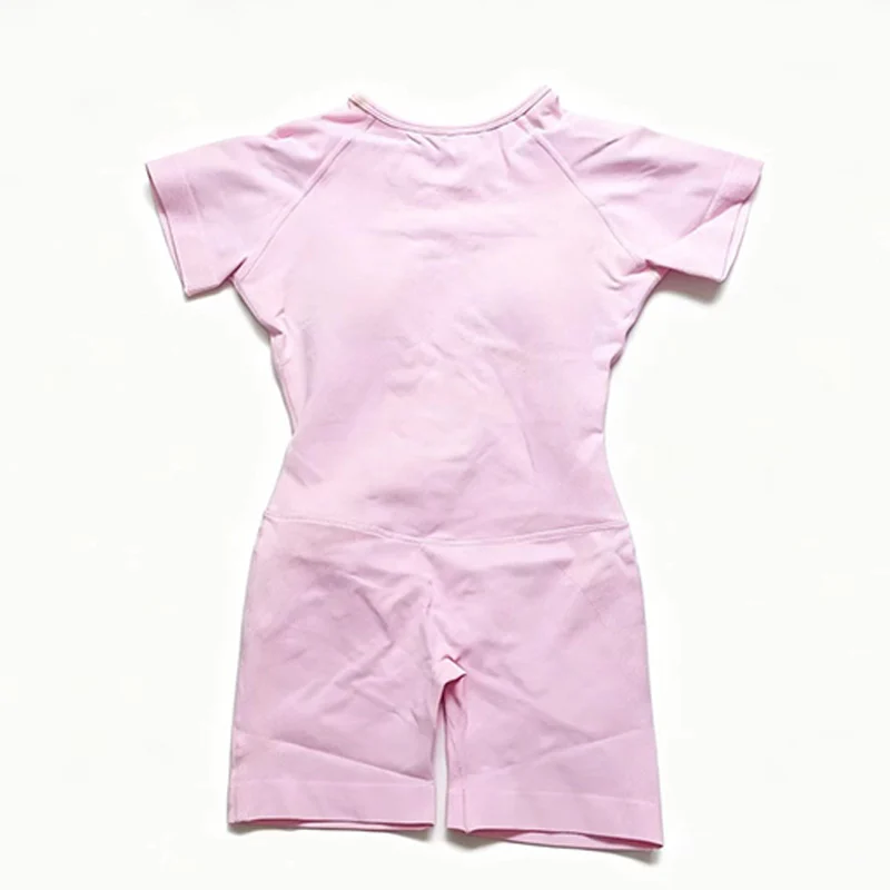 Impact Kurzarm Einteiler Jumpsuit Atmungsaktiv Schnelltrocknend Lauf-Workout-Tights Gym-Anzug Nahtlose Sportanzüge Trainingsanzüge – Detail 5