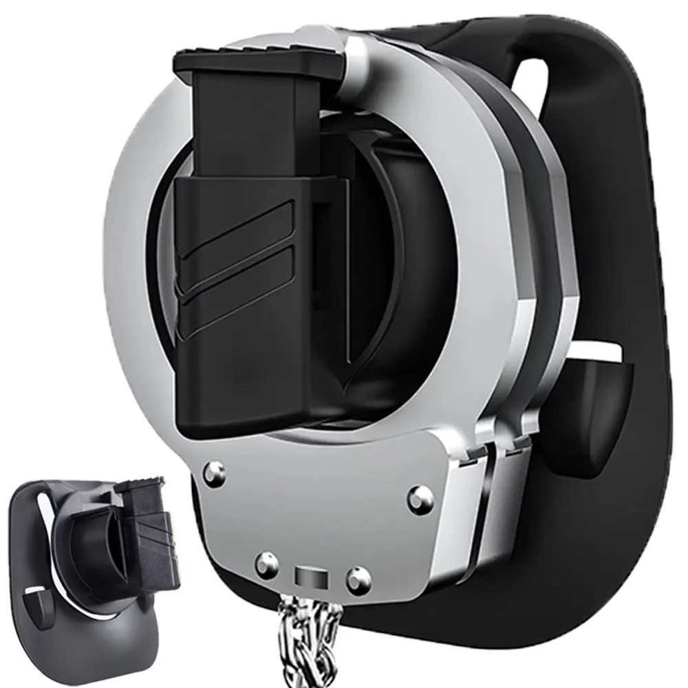 Universal Handcuff Holder Tactical Quick-Release Handcuff Cover Portable Belt Waist Shackle Holster for Hinged/Chain Cuffs