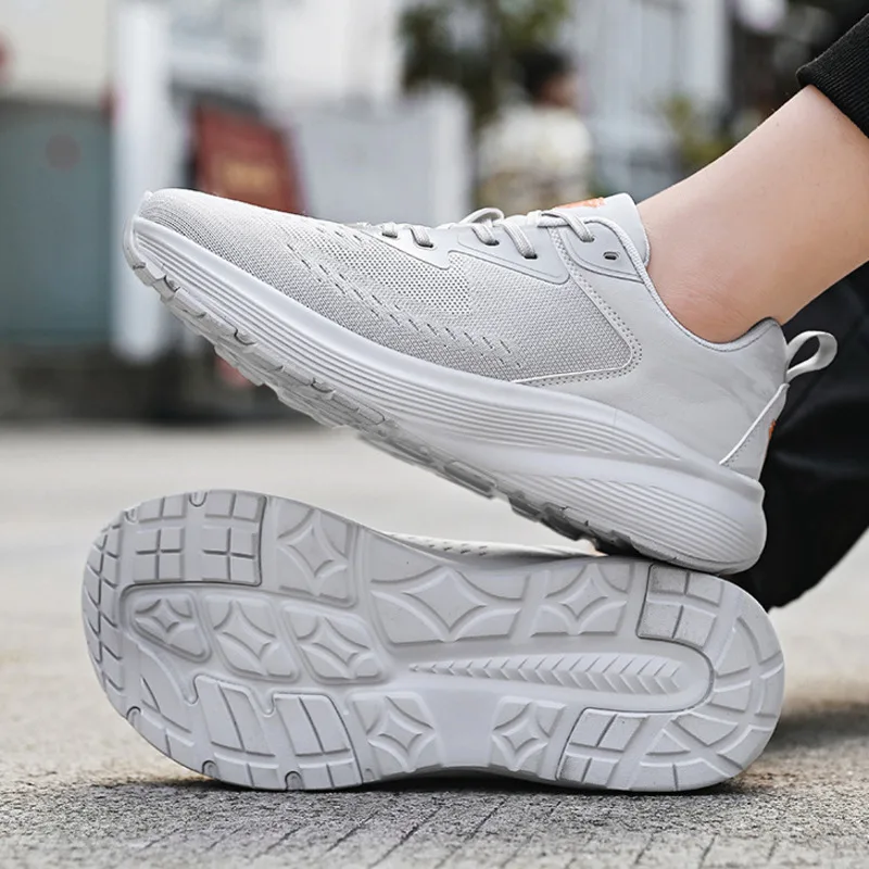 

Large Size Men Casual Sneakers Shoes 2025 Summer Breathable Couple Wide Barefoot Shoes Outdoor Running Sports Shoes 36-46