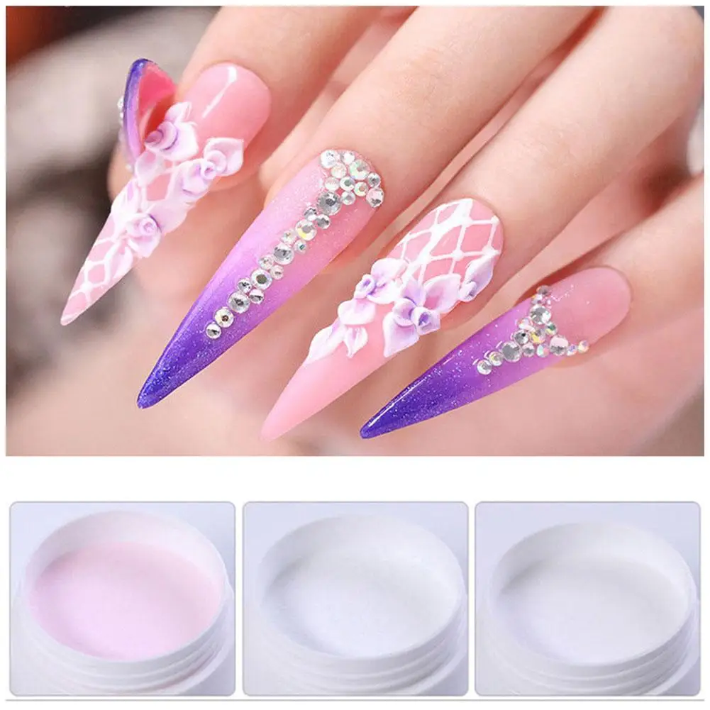 1/2/5Pcs Nail Acrylic Liquid Monomer Crystal 40ml for Nail Art Acrylic Powder Extension Professional Manicure Beauty tools