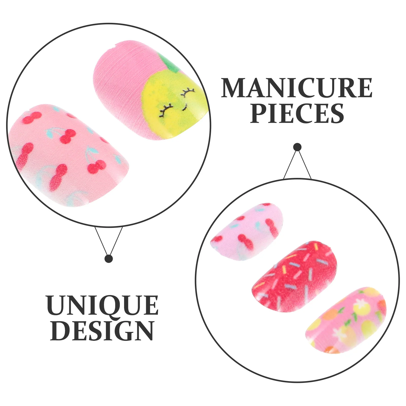 ชุดทำเล็บ 24 ชิ้น เล็บปลอมแบบใช้ซ้ำได้ สำหรับตกแต่งเล็บแฟชั่น หลายสไตล์ สำหรับตกแต่งเล็บที่บ้านและร้านเสริมสวย