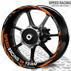 Reflective Motorcycle Wheel Sticker Rim Decals 17 Inch For KTM Duke 990 890 790 690 390 250 200 1390 Super Duke R