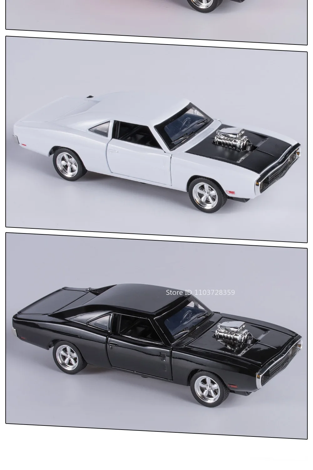 1:32 Eldorado Biarritz Ladegerät 1970 Auto-Spielzeugmodelle, Legierung, Druckguss, Fahrzeug, Spielzeug, Ton, Licht, Türen, geöffnet, zurückziehen, für Kindergeschenke – Detail 21