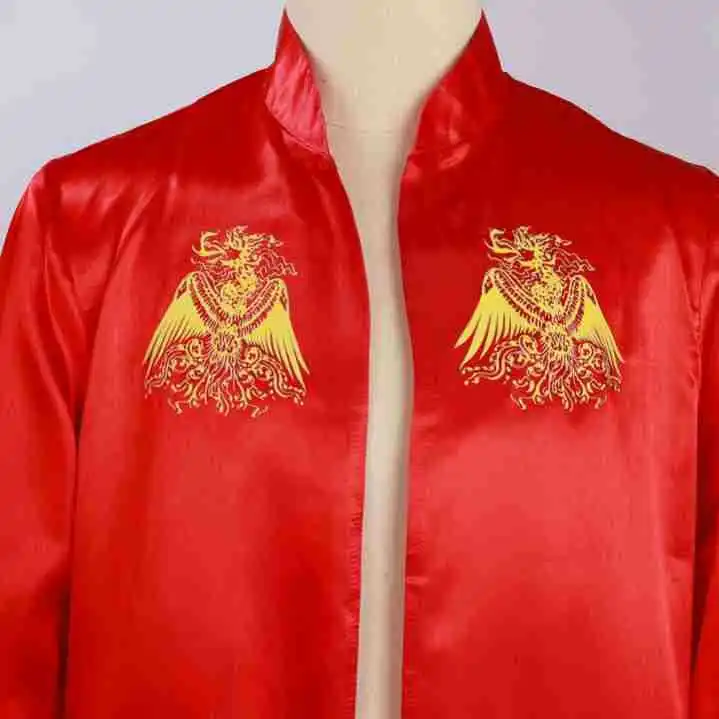 Men Cosplay Costume Red Cape Cloak with Headgear Adult Women Men Medieval Witch Uniform Halloween Party Disguise Suit