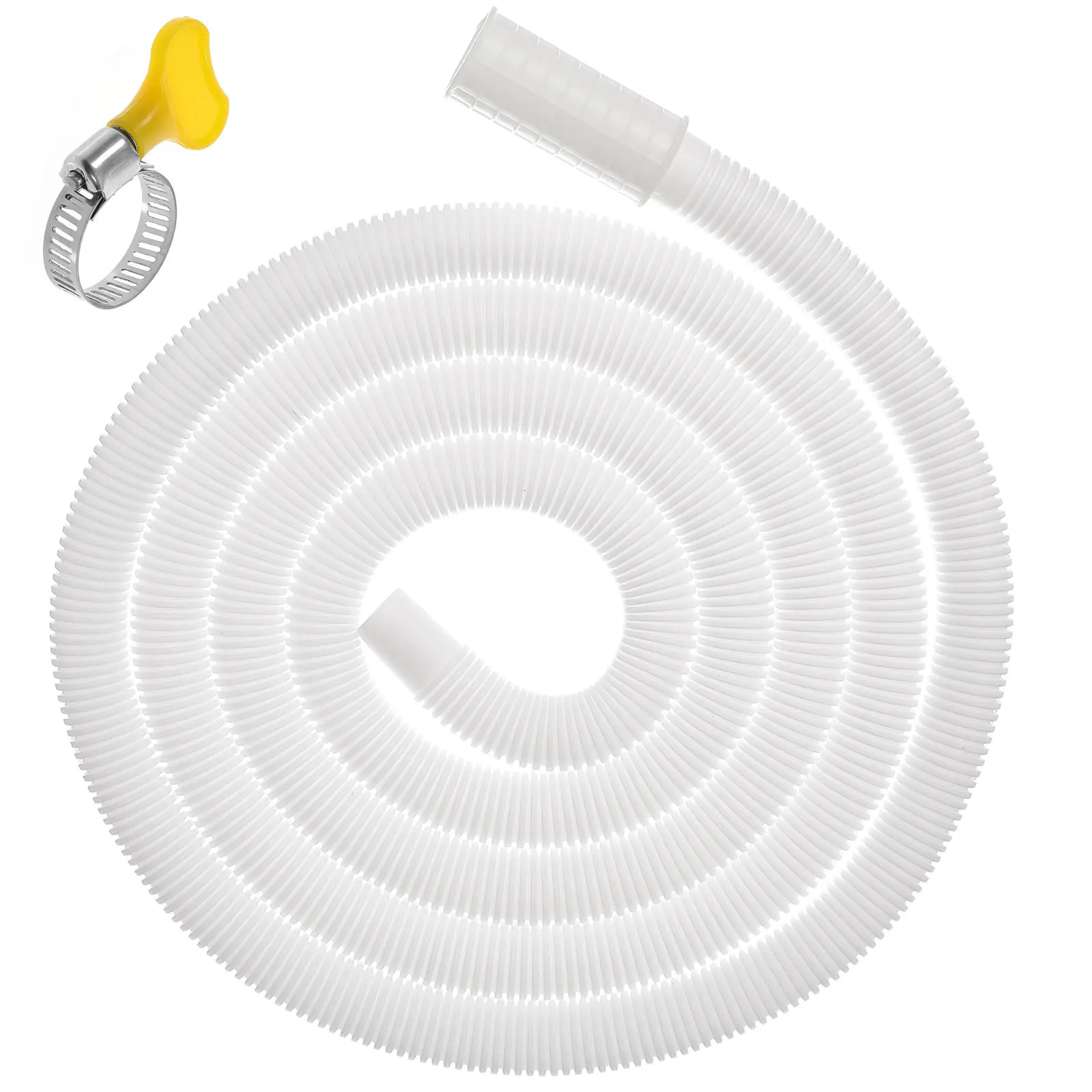 

Air Conditioner Drain Hose Pe ABS Stainless Steel Clamp Flexible Extension Pipe for Semi Automatic Washing Machine Portable Ac