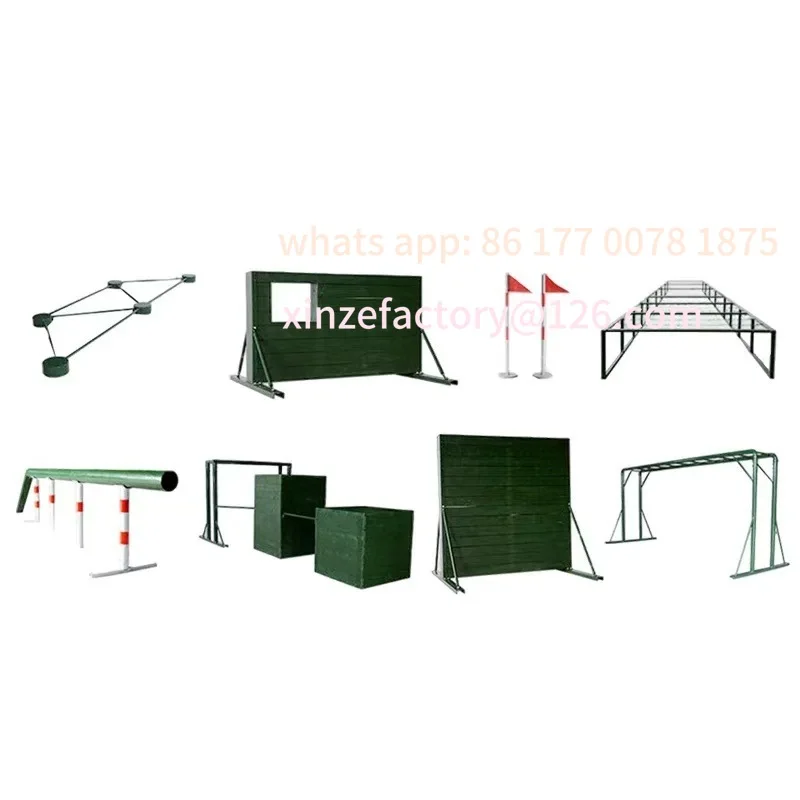 

Customizable mobile obstacle course equipment High wall low wall