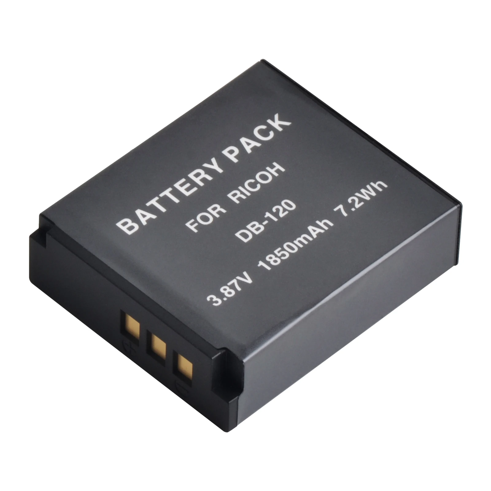 DB-120 Rechargeable Lithium-ion Battery,Triple Battery Charger with Type-C/Micro USB, Compatible with Ricoh GR IV GR4 Camera