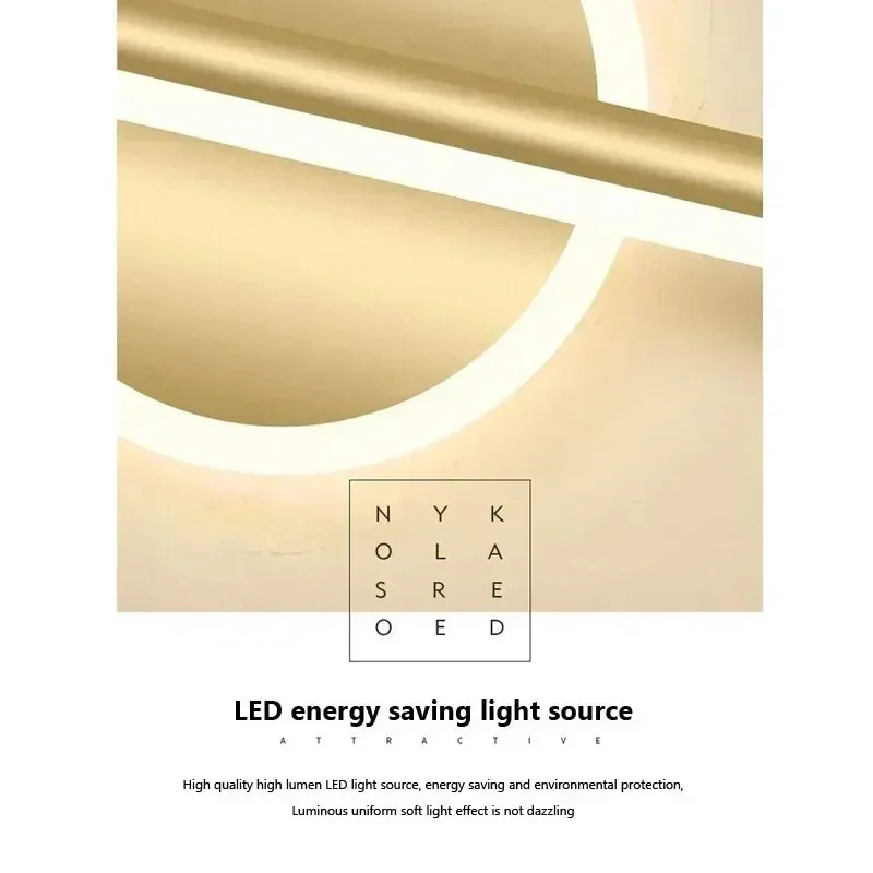 Imagem -05 - Lâmpada Moderna do Espelho do Diodo Emissor de Luz para a Decoração Home Luz da Parede Banheiro e Toalete Preto e Ouro Dispositivo Elétrico Longo da Tira Lâmpadas de Iluminação 40 cm 60 cm 80cm