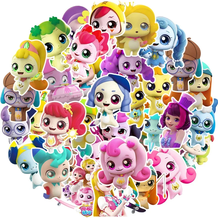 50Pcs Cute Teenieping Stickers for Kids Laptop Skateboard Graffiti Skateboard Water Bottle Motorcycle Cartoon Sticker Toy Decal