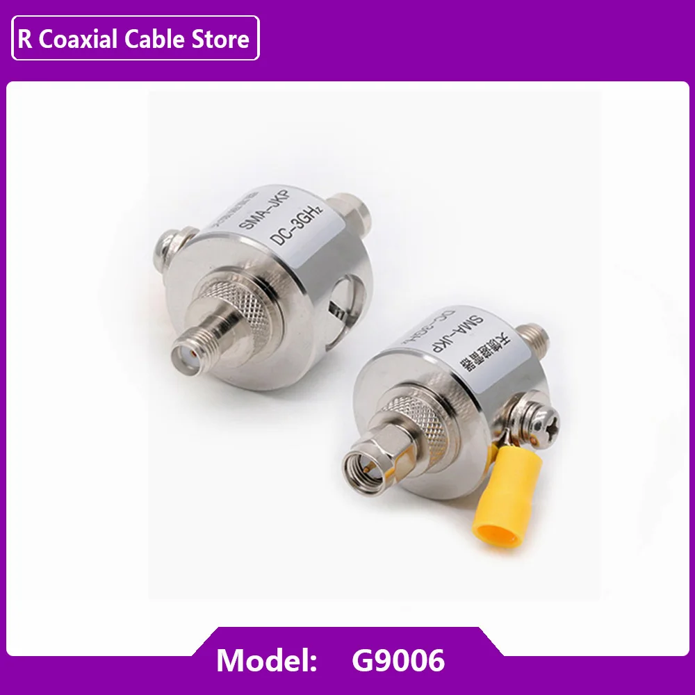 SMA Macho para Fêmea RF Coax Lightning Prendedor, Protetor de Surto para Signal Booster, LAN sem fio Antena WiFi, GSM 3G 4G LTE, 50 Ohm