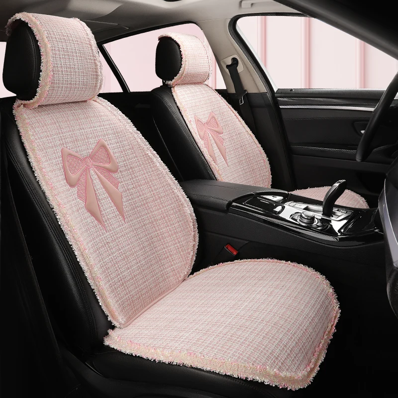 1. Universal Car Seat Covers Full Set Front and Rear Breathable Anti-slip Auto Seat Cushion Protector For Most Cars SUV Truck
