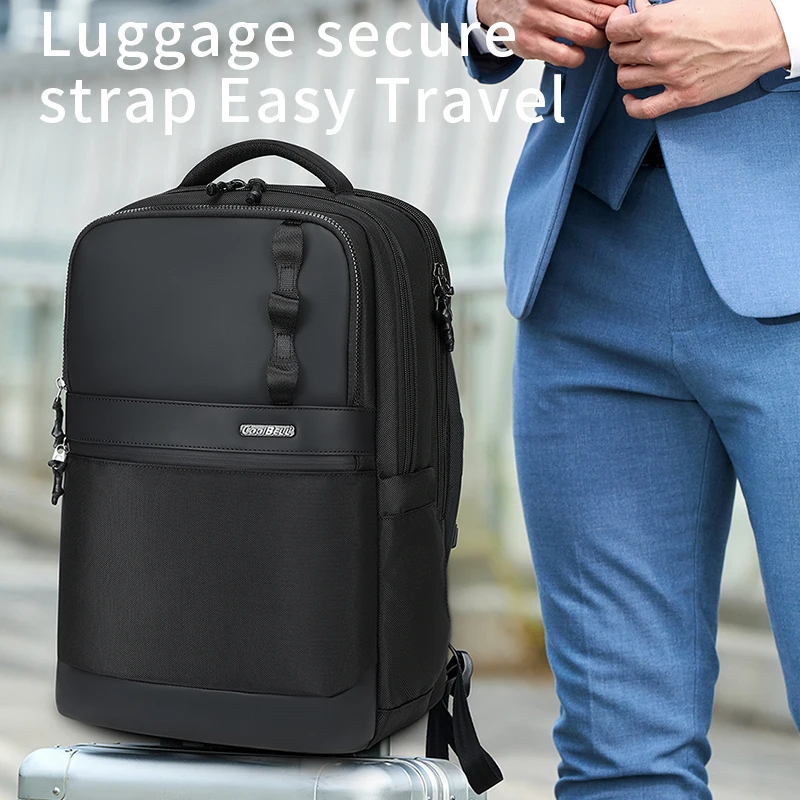 CoolBELL Outdoor Large Capacity Water Resistant Travel Backpack Business Men 15-inch Shockproof Compartment Laptop Backpack Bag