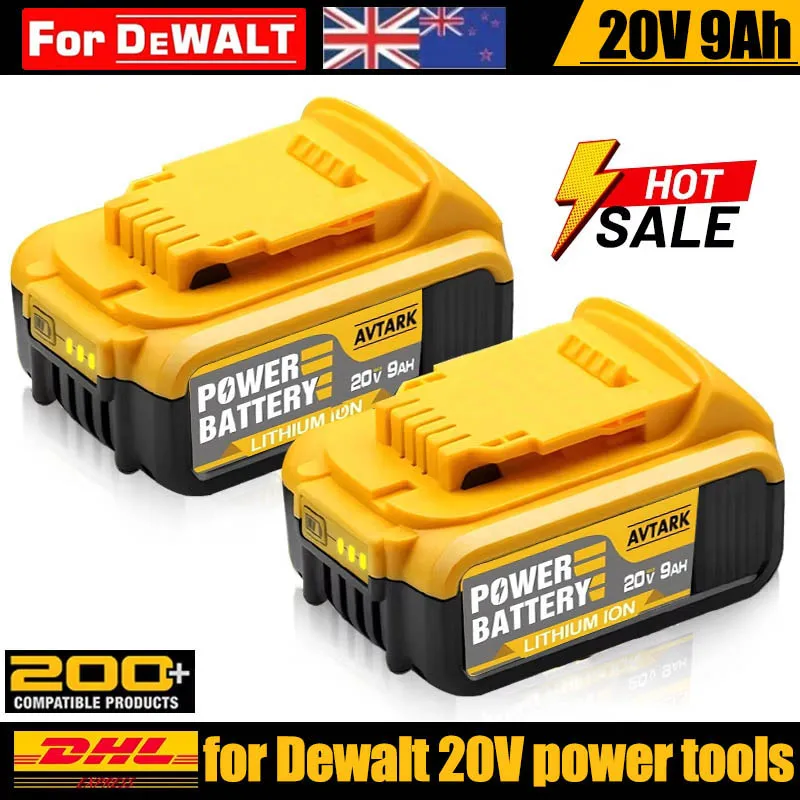 

New 100% Original 12.0Ah 20V for Dewalt Power Tool Battery DCB206 20V 12000mAh Battery DCB206 20V Battery DCB205 DCB204-2 DCB200