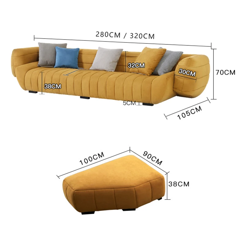 الإيطالية leichen Luxus stil Benutzer definierte Samts toff technche Stoff Leders of a Set Möbel Wohnzimmer Sofas