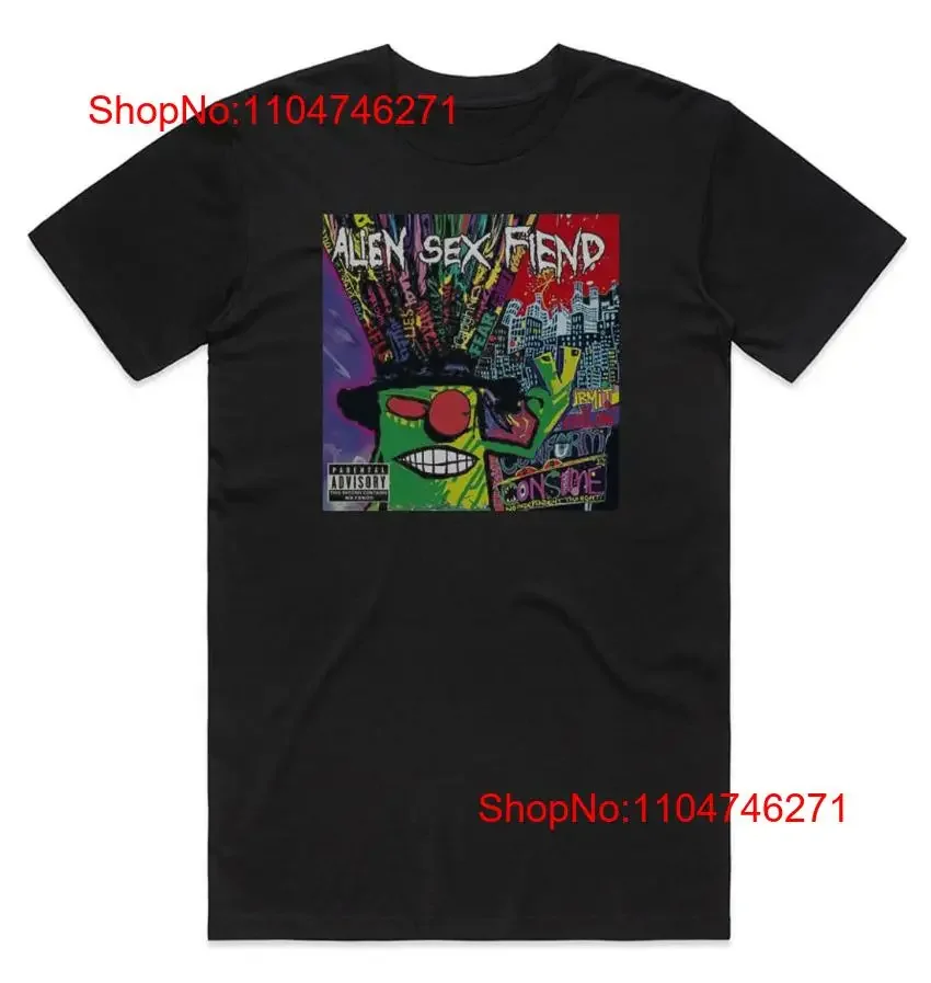 Alien Sex Fiend Information Overload Album Cover T shirt gift for fans vintage Washed Stylish Stretched fashion Soft Breathable