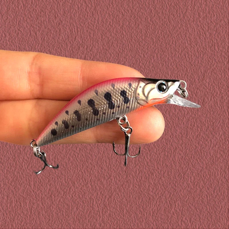 Künstlicher Mini-Minnow Major Craft Finetail Eden 50s Pesca Köder 50mm 4,5g Sinkender Flussfischköder für Forelle, Zander und Bluegill – Detail 9