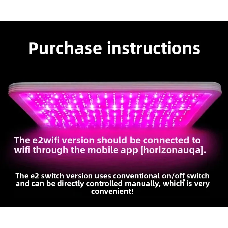 WiFi-Steuerung Algen Tank Meerwasser Koralle LED Algen Explosion Licht Aquarium