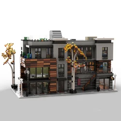 5653PCS City Hot Selling Street View Moc Modular Downtown Lofts building model DIY creative ideas Child Toy birthday Gift Blocks