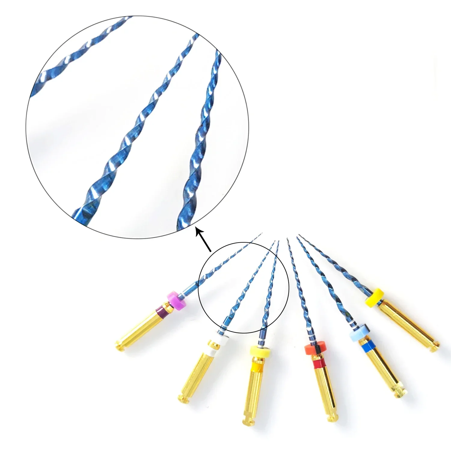 

Dental NiTi Rotary Files: Heat-Activated, Military Grade A, SX-F3 Series (21/25/31mm)
