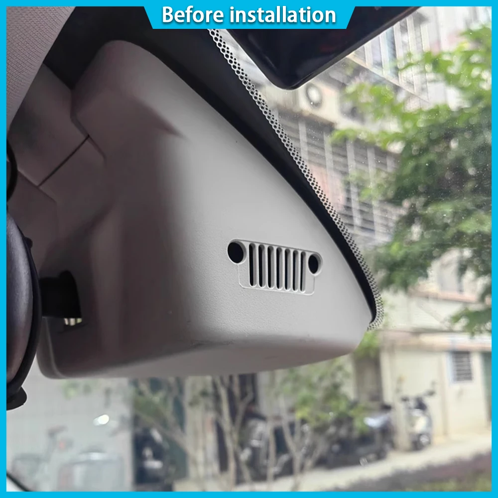 ZJCGO for Jeep Renegade 2015-2025 4K DVR Dash Cam Car Camera UHD 2160P Lens 24h Parking Monitor Video Recorder Recording