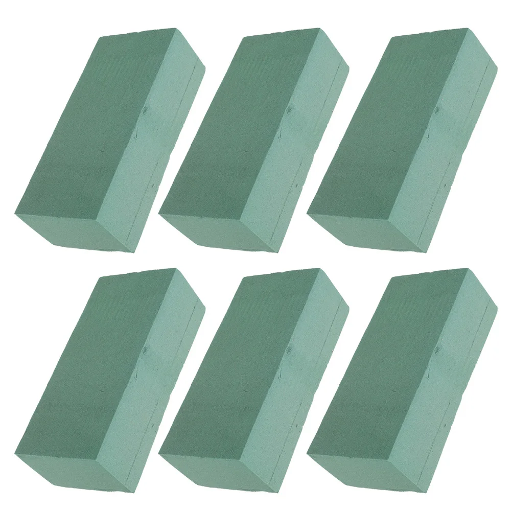 6 قطعة تشكيلة زهور كتل رغوة لوازم الأزهار للزهور الطازجة أحداث الزفاف قواعد ذاتية الصنع حديقة الطين زهرة ماصة للماء