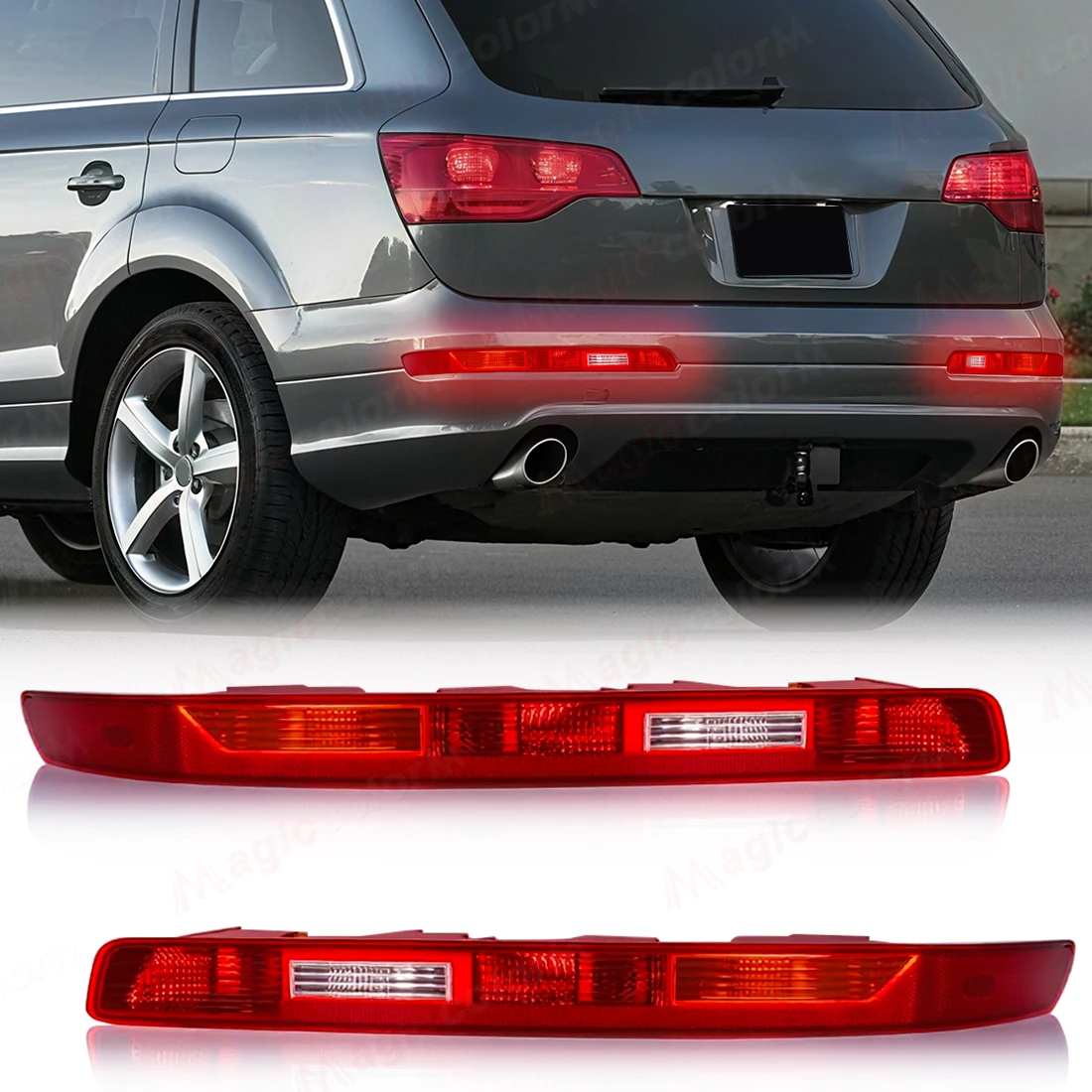 

Car Rear Bumper Light For Audi Q7 2009-2015 EU Version Brake Lamp Reflector Tail Lamp Turn Signal Light 4L0945095 4L0945096