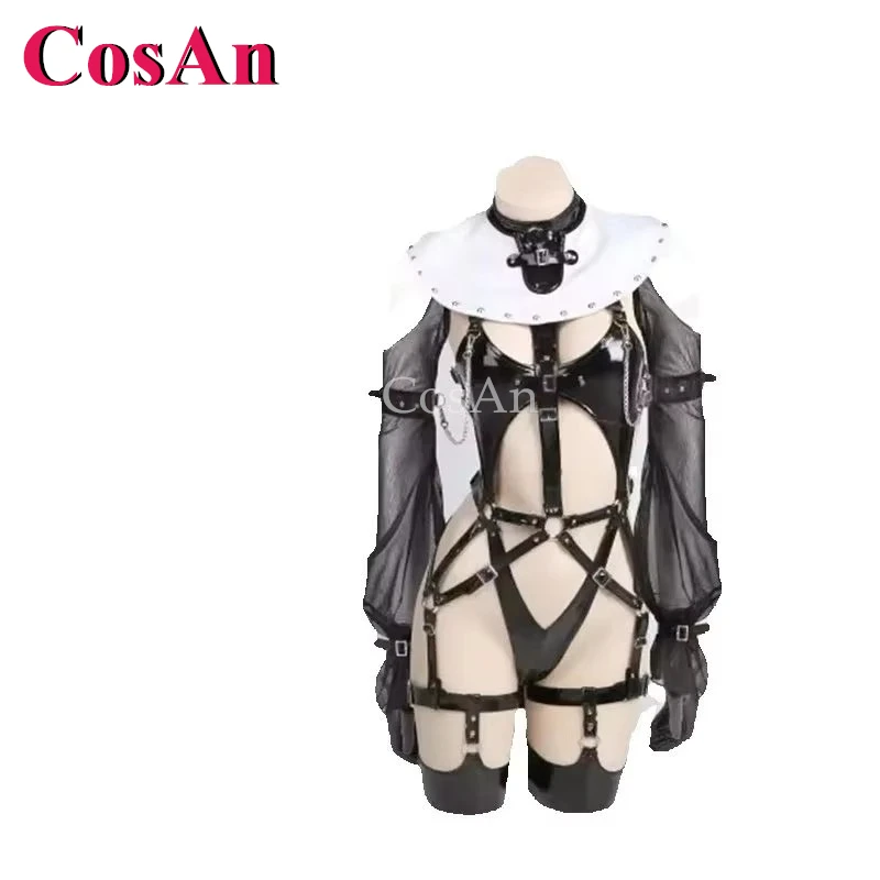 

Костюмы для косплея CosAn Original Ascetic Nun: Модная униформа миссионерки из лакированной кожи, костюм кролика, одежда для ролевых игр, новинка