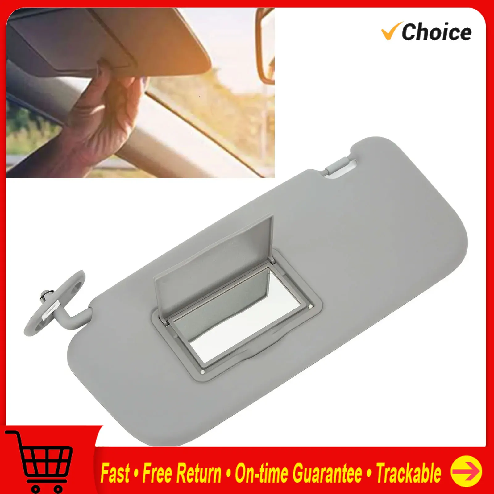 

Car Inside Sun Visor Glare Guard Grey 85220 1C200QS Replacement for Hyundai GETZ 2002-2011 Car Accessories
