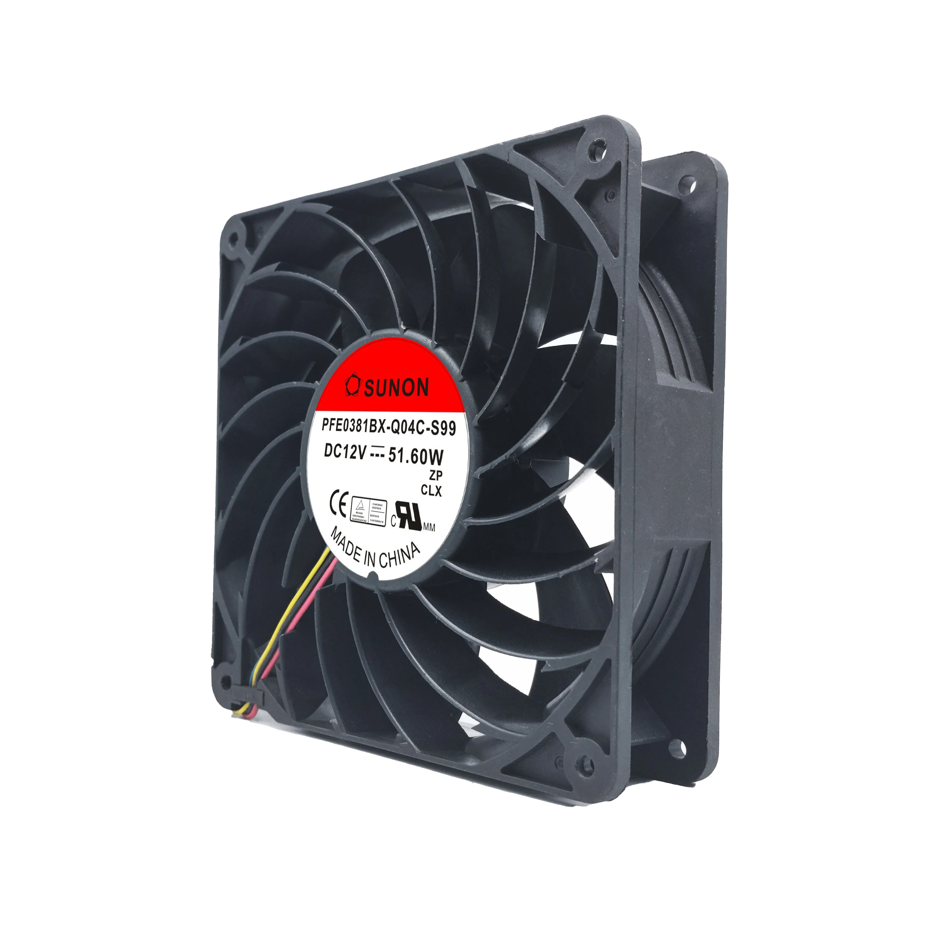 ORIGINAL PFE0381BX-Q04C-S99 12V 51.60W 14038 140*140*38mm KIPAS PENDINGIN RADIATOR BARU