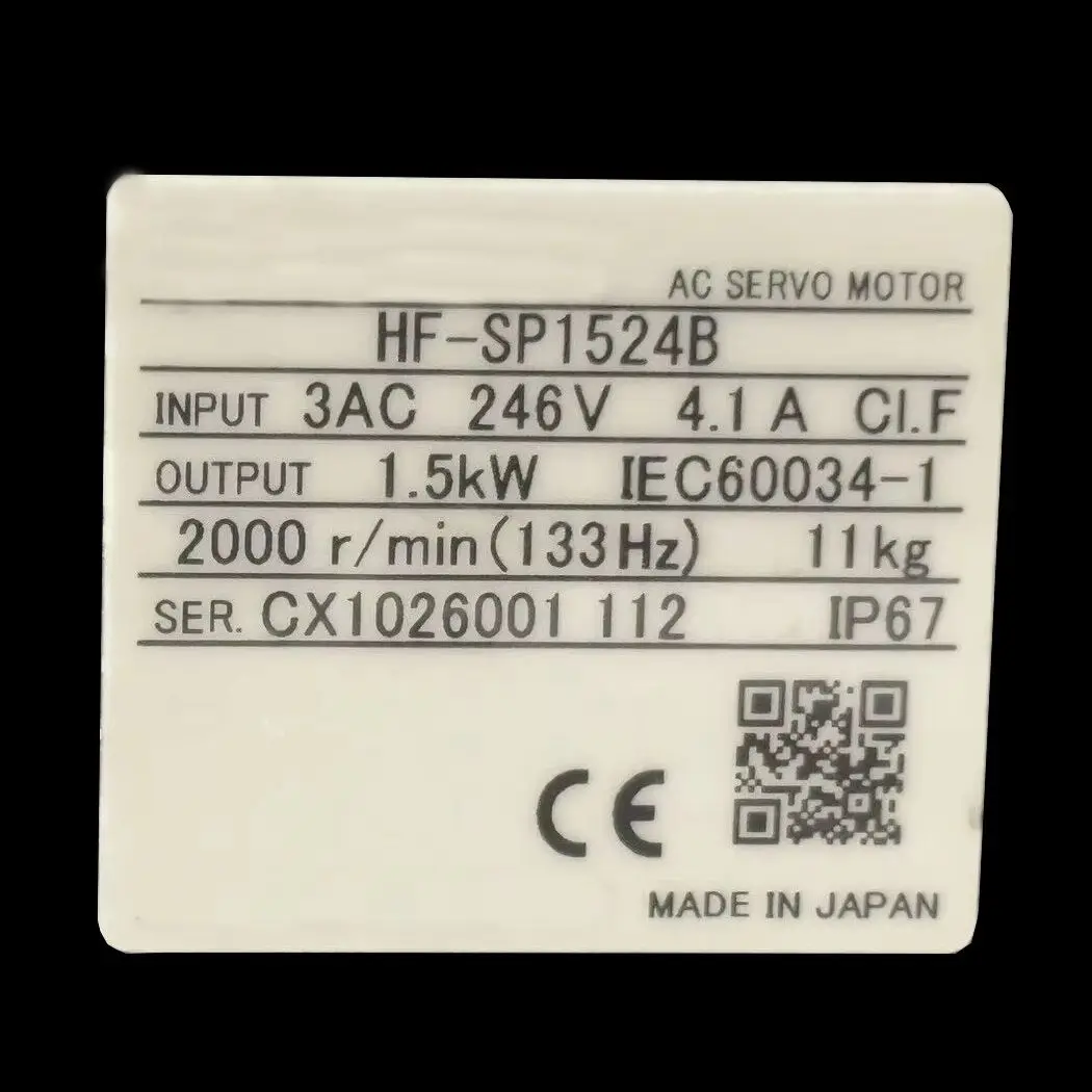 HF-SP1524B Brand New Servo Motor Original Genuine，HF SP1524B，Fast shipping