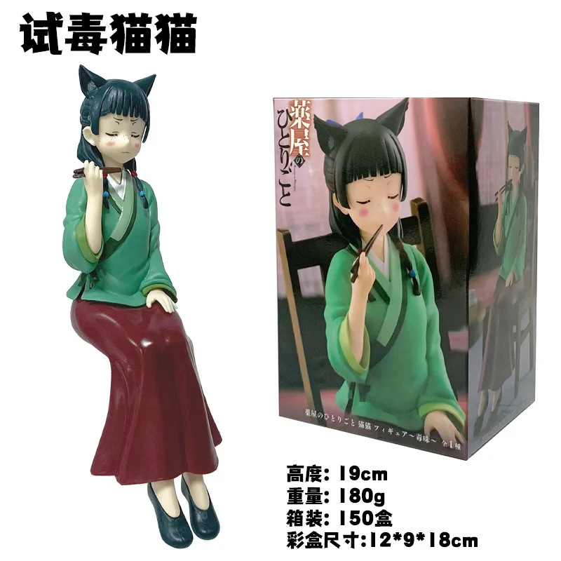 Figurine d'action de dessin animé The Apothecary Diaries, modèle de poupée de belle fille faite à la main, ornement de bureau, cadeau pour Fans de collection