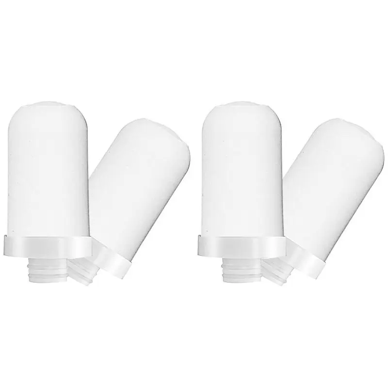 

Faucet Water Filter Cartridges, Hima 4 Pack 8-Layer Cleaning Universal Deep Sea Diatom Earth Filter-Y48A
