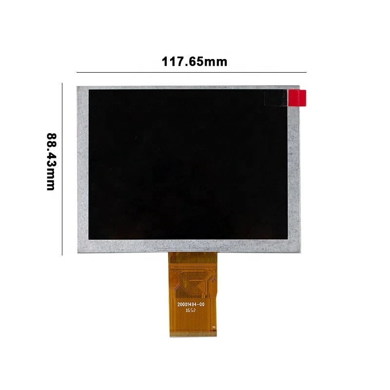 Painel de módulos de exibição LCD TFT RGB Innolux ZJ050NA-08C com placa de controle 5 "polegadas 640x480 brilho 250cd/m2 Fornecedor de TV para jogos