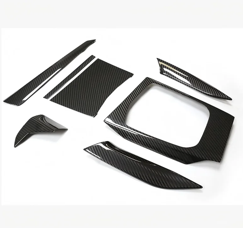 For X3 G01 F25 Carbon Fiber Interior Kit, Door Panel Inserts, Central Control Frame