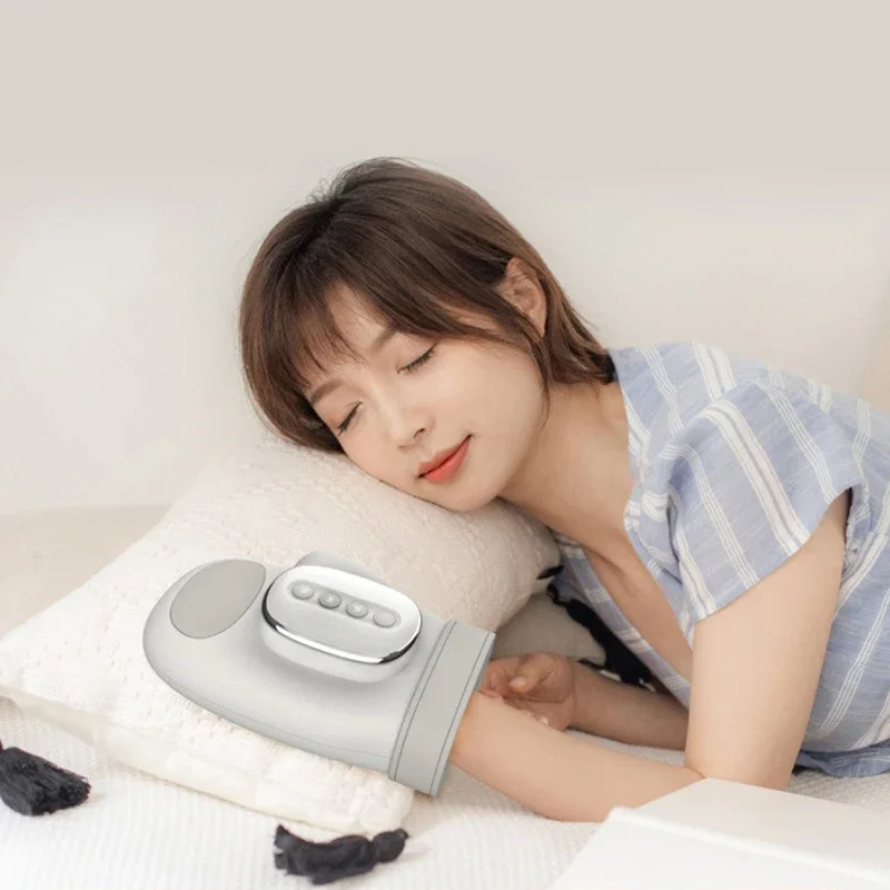 

Новый ручной массажер под давлением воздуха, оборудование для массажа пальцев, средства для акупрессуры, горячий компресс, электрический массажер для запястий