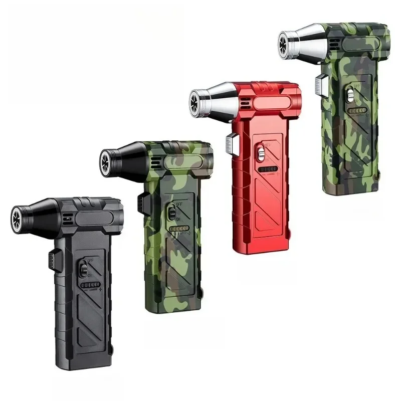 New Handheld Outdoor Camping Barbecue Portable Multi-functional Igniter, Outdoor Survival Whistle Flame Gun Windproof Lighter
