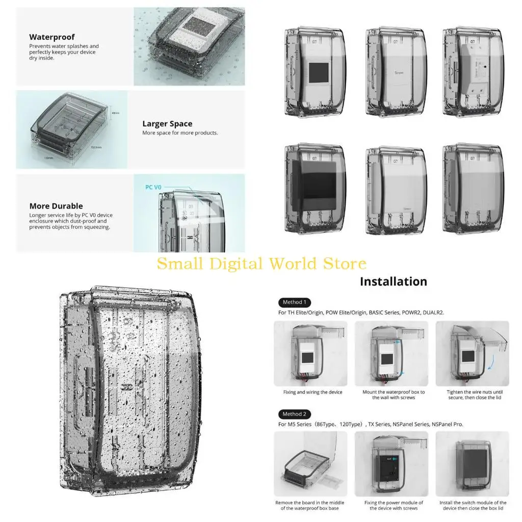 

77UB WATERPREANG BOX WATERESTANTENT SHEP