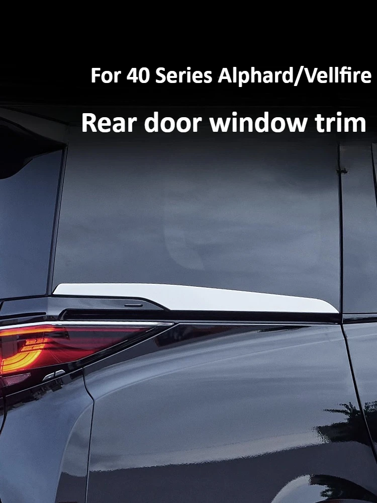 

Для Toyota 40 серии Alphard/Vellfire 2025, отделка заднего стекла, гальваническое наружное яркое полосовое модификация, аксессуары