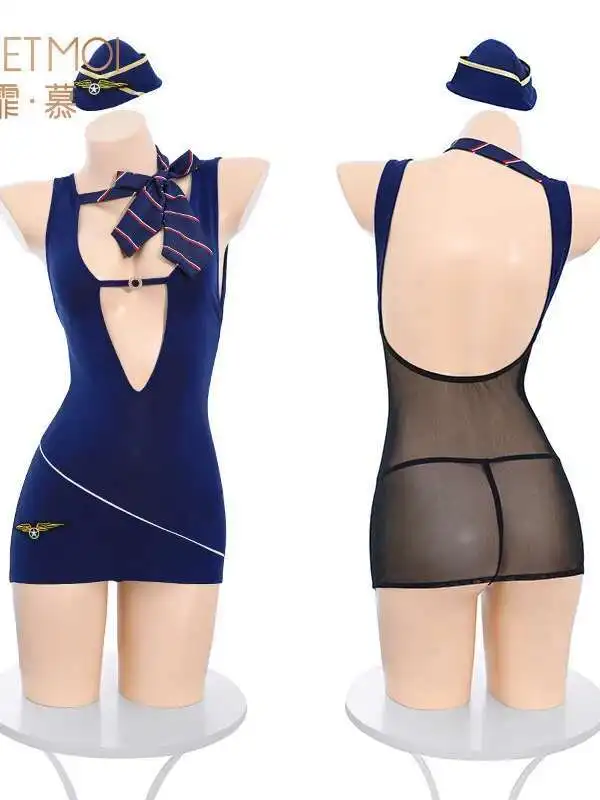 Feimu Pacchetto servizio assistente di volo privato Abito alla moda Maglia di pizzo Sheer Sweet Tank Mini abito Abito da sesso Elegante 2025 Nuovo 66R0