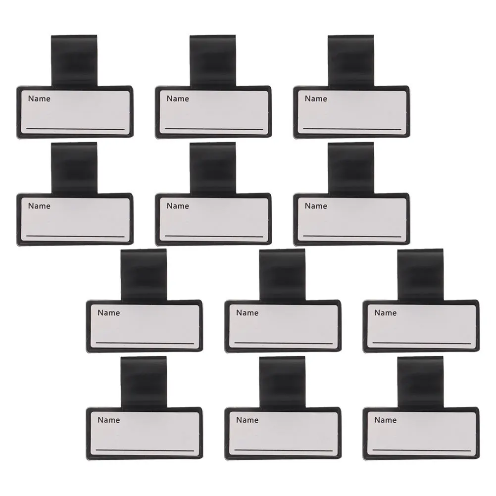 

12Pcs Stethoscope Id Labels Secure Clip Design Stylish Name Tags for Medical Personal Items Id Label Name Clips