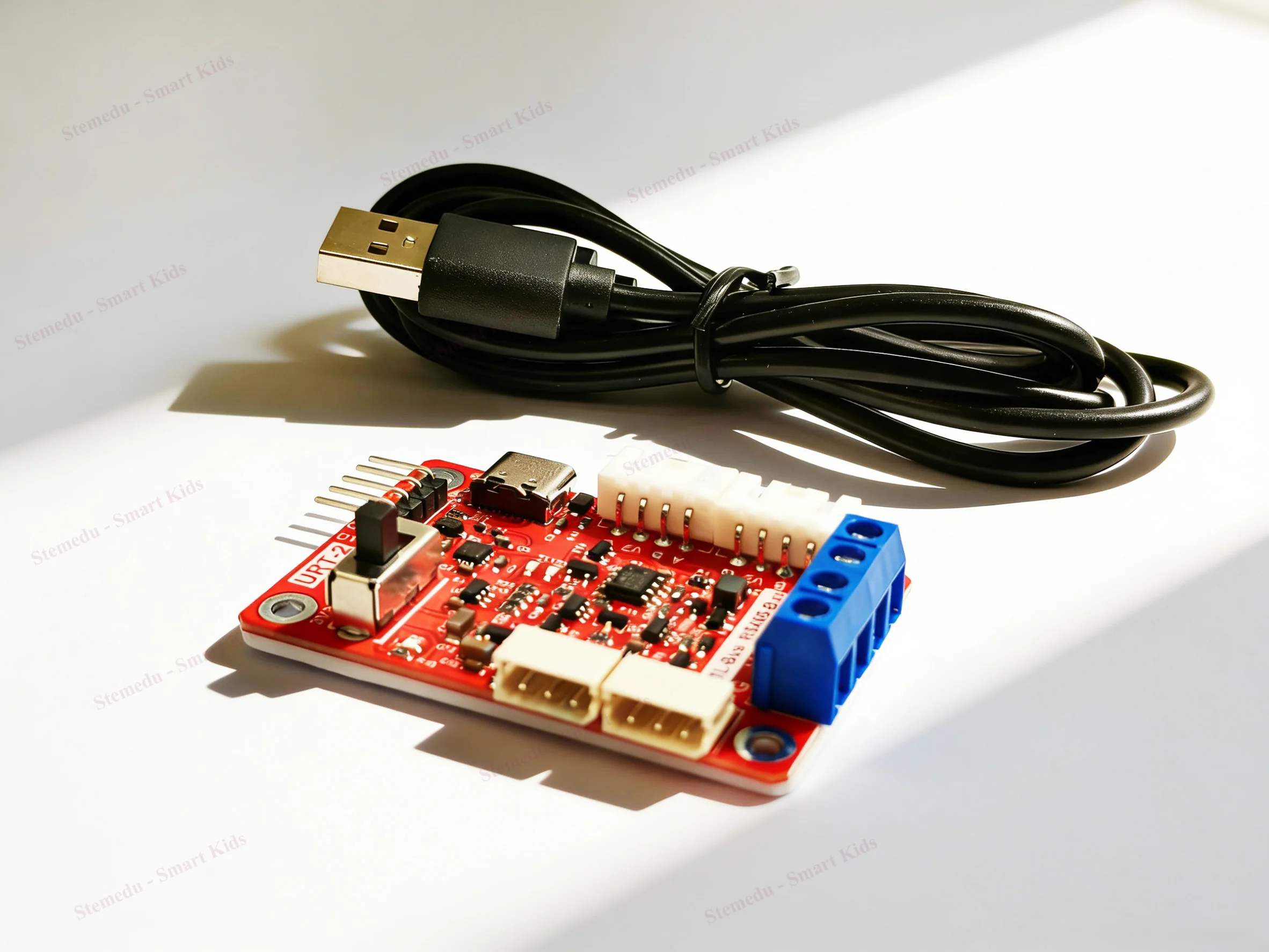 Feetech Convertidor de señal de puerto serie USB/URAT a SMS Servo Micro controlador (RS485) Servo SCS (TTL) para ST-3215 SCS225-C006