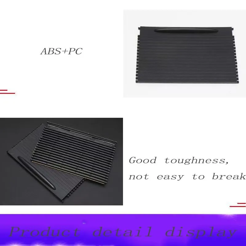 7L5862531 Cup Holder Roller Blind Sliding Cover For Porsche Cayenne 955 2003 - 2010 Center Console Water Cup Curtain Shutter