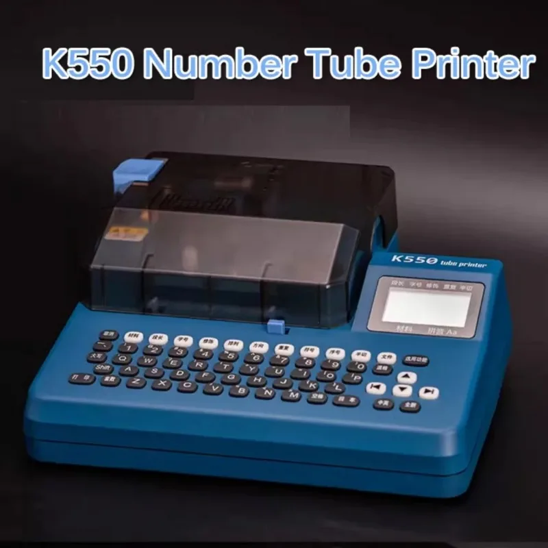 K550 Heat Shrink Tube Printer, Industrial Wire Label Maker for Cable Marking, Thermal Transfer